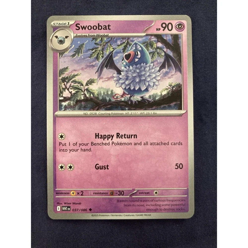 Swoobat 037/086 Sv: White Flare Stage 1 Uncommon Regular